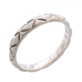 Chanel Ring Quilted Platinum