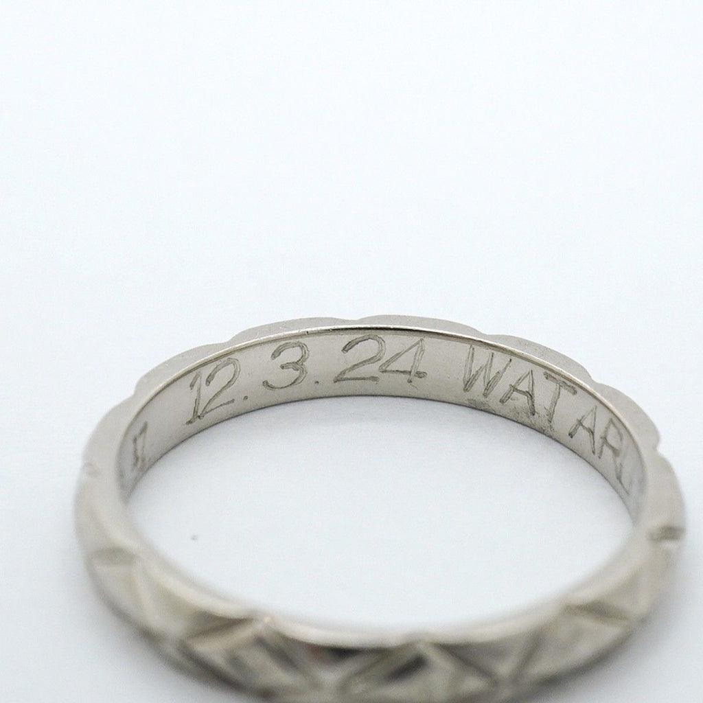 Chanel Ring Quilted Platinum — view 6