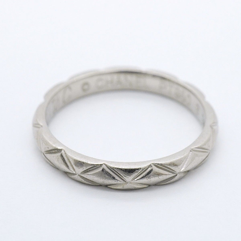 Chanel Ring Quilted Platinum — view 3