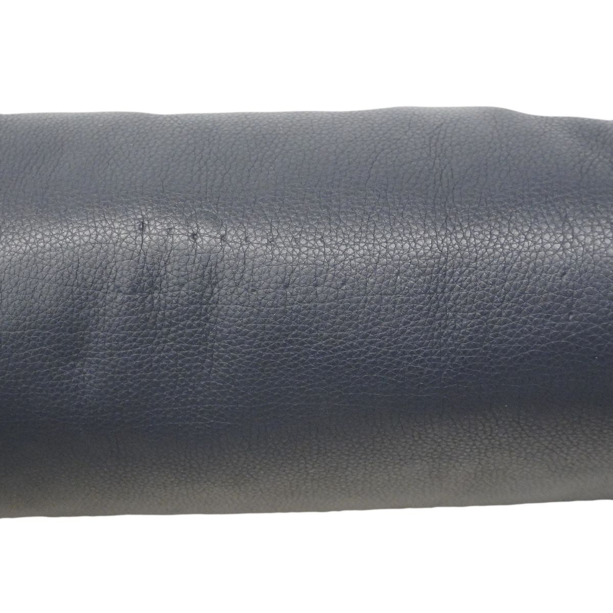 Chanel Shoulder Bag Boy Lambskin Navy Silver — view 7