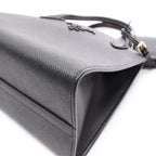 Prada Handbag Saffiano Cuir C Monochrome 2-Way Black Leather — view 5