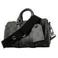 Louis Vuitton Handbag Monogram Eclipse Keepall Bandouliere 25 Black Gray 2-Way