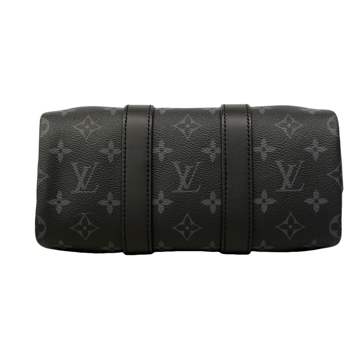 Louis Vuitton Handbag Monogram Eclipse Keepall Bandouliere 25 Black Gray 2-Way — view 3