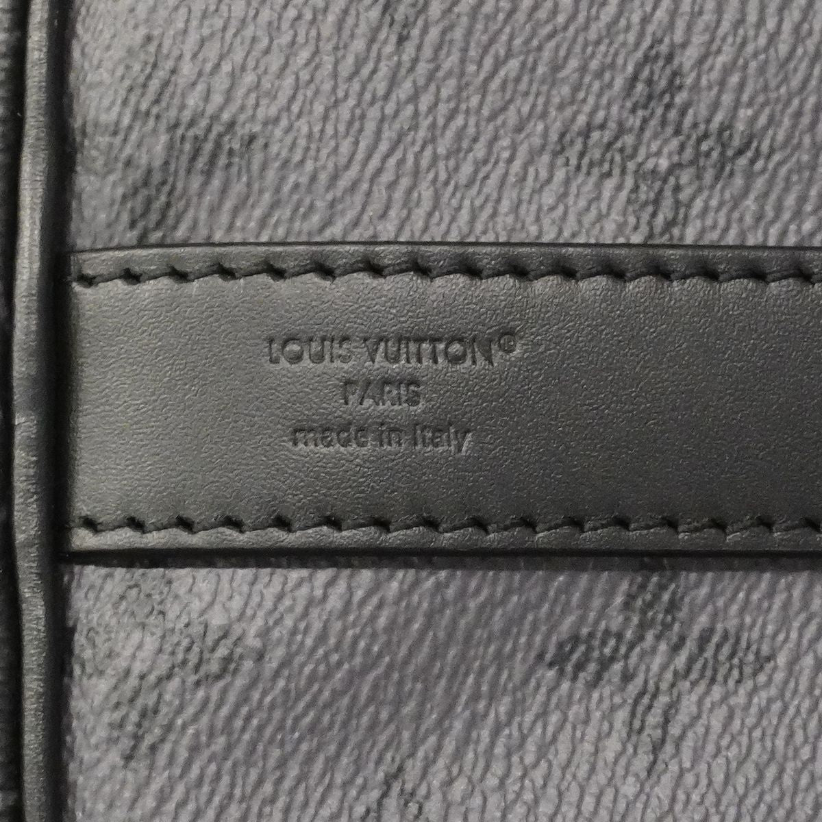 Louis Vuitton Handbag Monogram Eclipse Keepall Bandouliere 25 Black Gray 2-Way — view 5