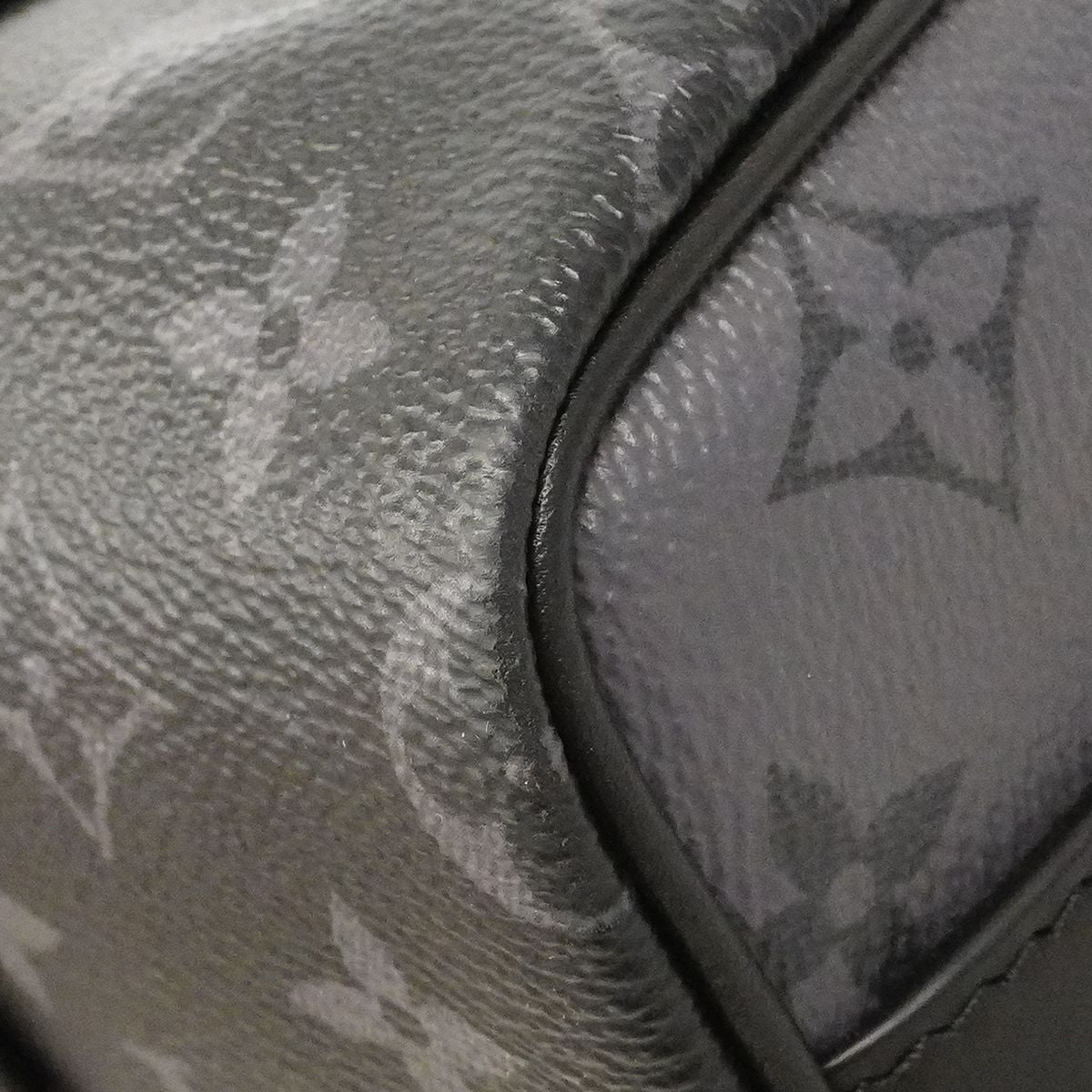 Louis Vuitton Handbag Monogram Eclipse Keepall Bandouliere 25 Black Gray 2-Way — view 6
