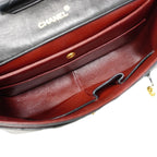 Chanel Shoulder Bag Quilted Lambskin Black Gold — view 4
