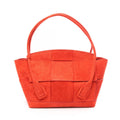 Bottega Veneta Tote Arco Maxi Intrecciato Red Suede