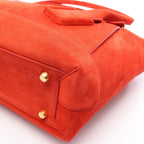 Bottega Veneta Tote Arco Maxi Intrecciato Red Suede — view 5