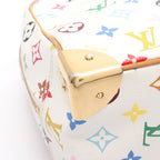 Louis Vuitton Handbag Trouville Blanc Canvas Leather — view 6