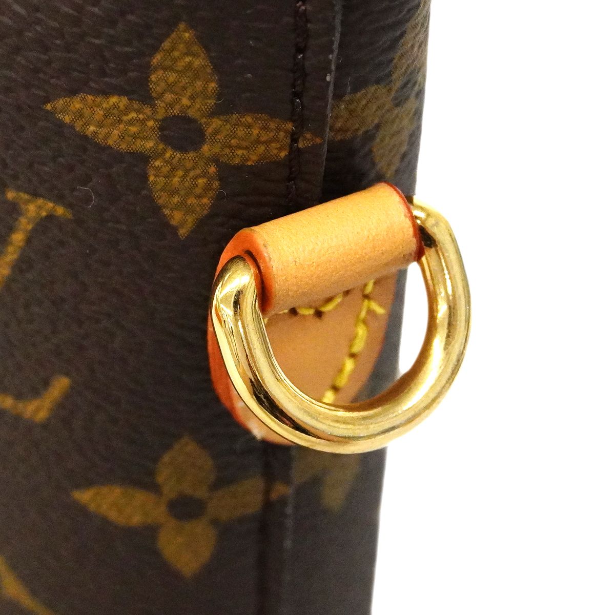 Louis Vuitton Shoulder Bag Monogram Fold Pouch Brown — view 9