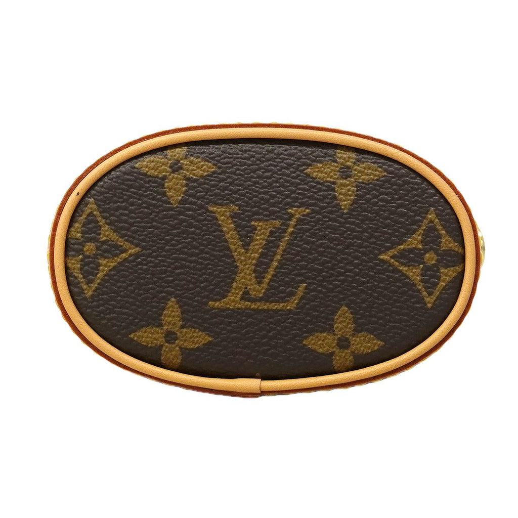 Louis Vuitton Shoulder Bag Monogram Fold Pouch Brown — view 3