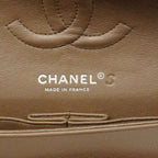Chanel Shoulder Bag Quilted Caviar Leather Brown Silver — view 5
