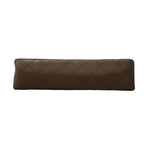 Chanel Shoulder Bag Quilted Caviar Leather Brown Silver — view 3