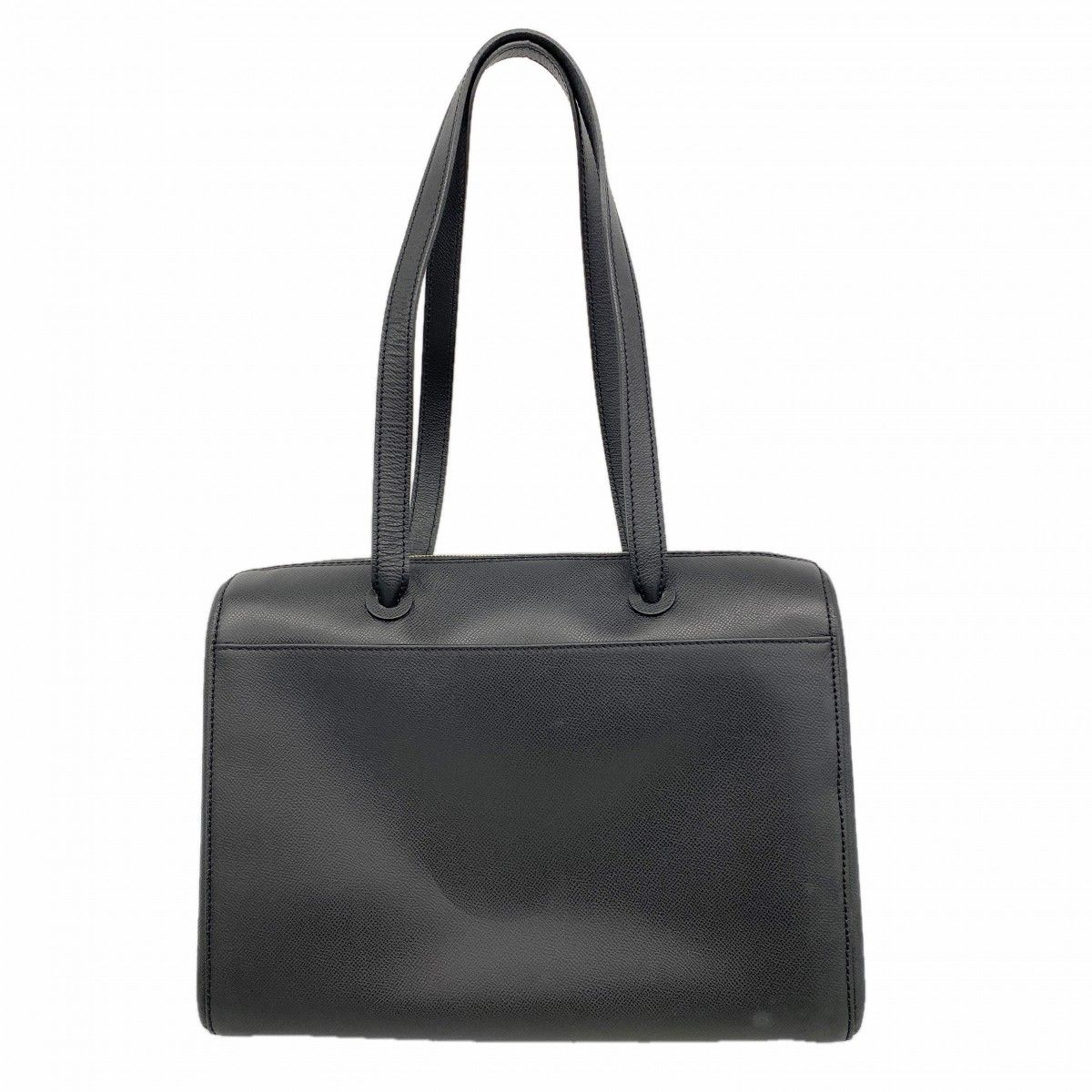 Chanel Tote Leather Black Gold