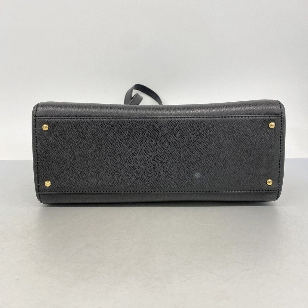 Chanel Tote Leather Black Gold — view 3