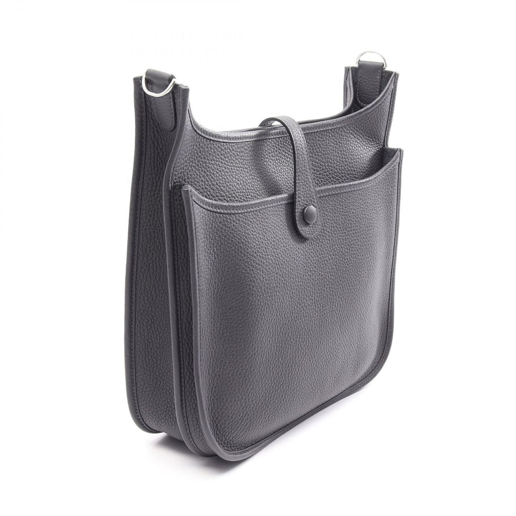 Hermes Shoulder Bag Evelyne 3 Trois PM Canvas Leather — view 2