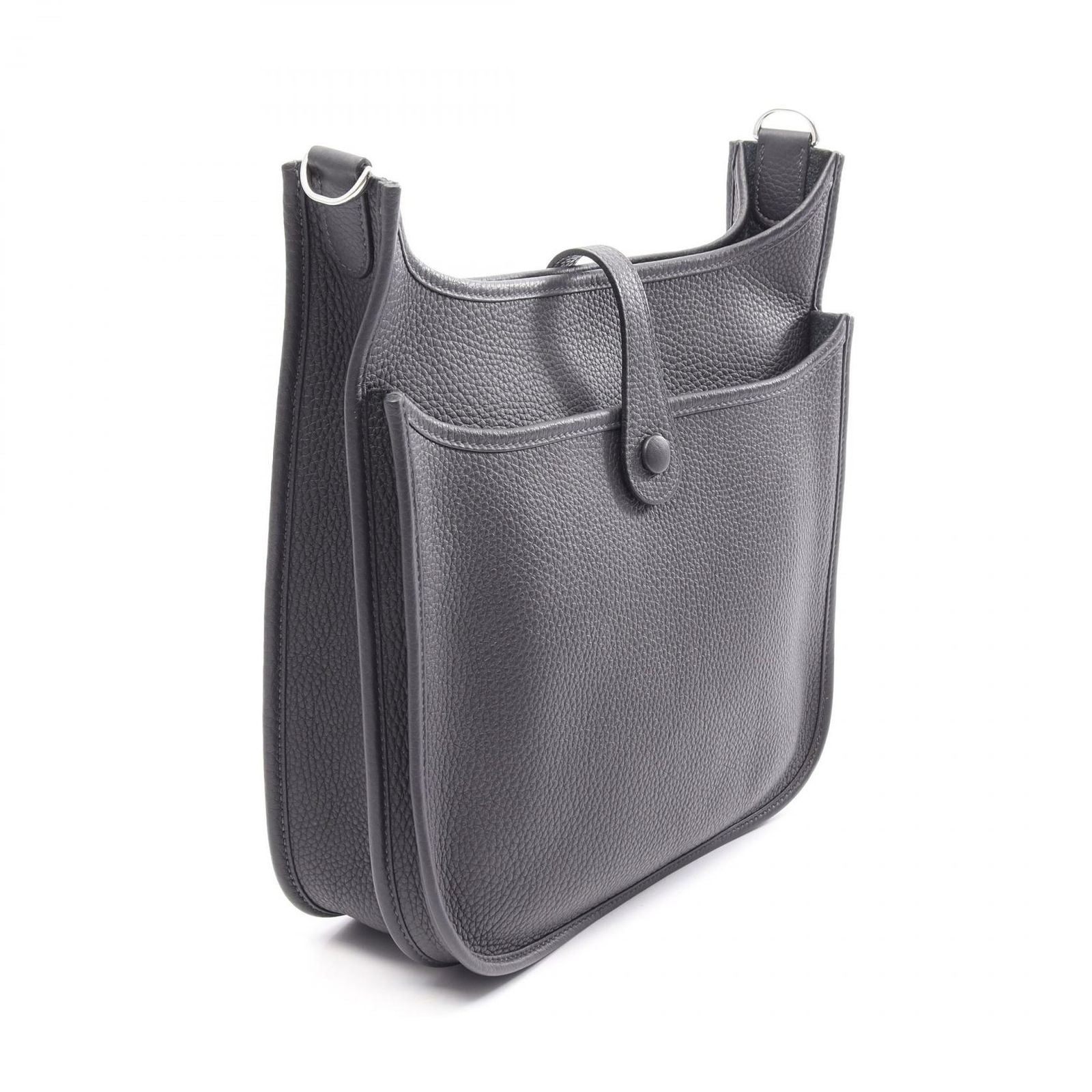 Hermes Shoulder Bag Evelyne 3 Trois PM Canvas Leather — view 2