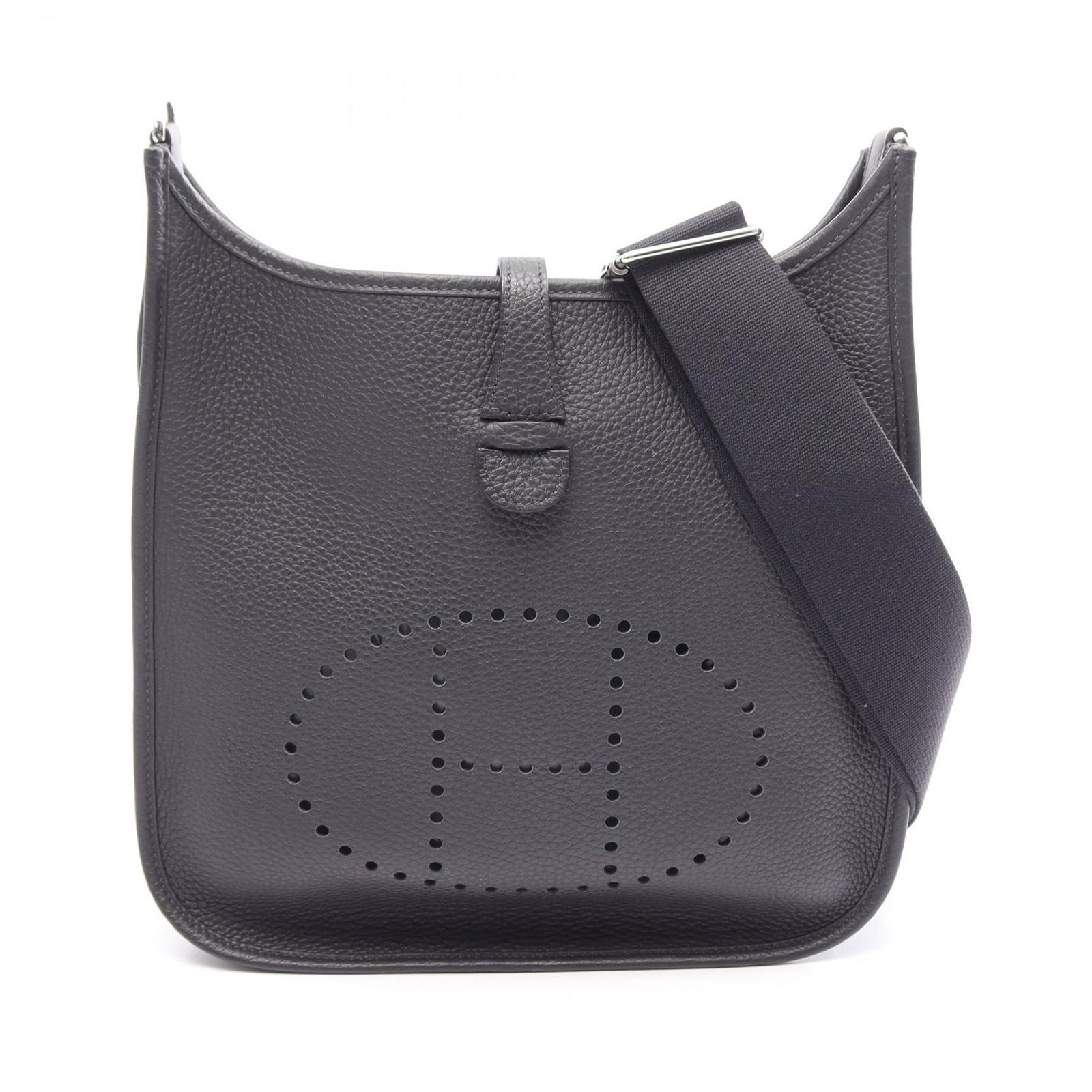 Hermes Shoulder Bag Evelyne 3 Trois PM Canvas Leather