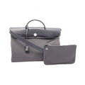 Hermes Handbag Herbag Zip 2-Way Leather Canvas
