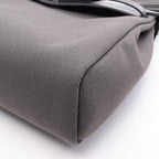Hermes Handbag Herbag Zip 2-Way Leather Canvas — view 6
