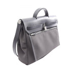 Hermes Handbag Herbag Zip 2-Way Leather Canvas — view 2