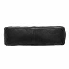 Chanel Shoulder Bag Deca Quilted Lambskin Black Silver — view 3
