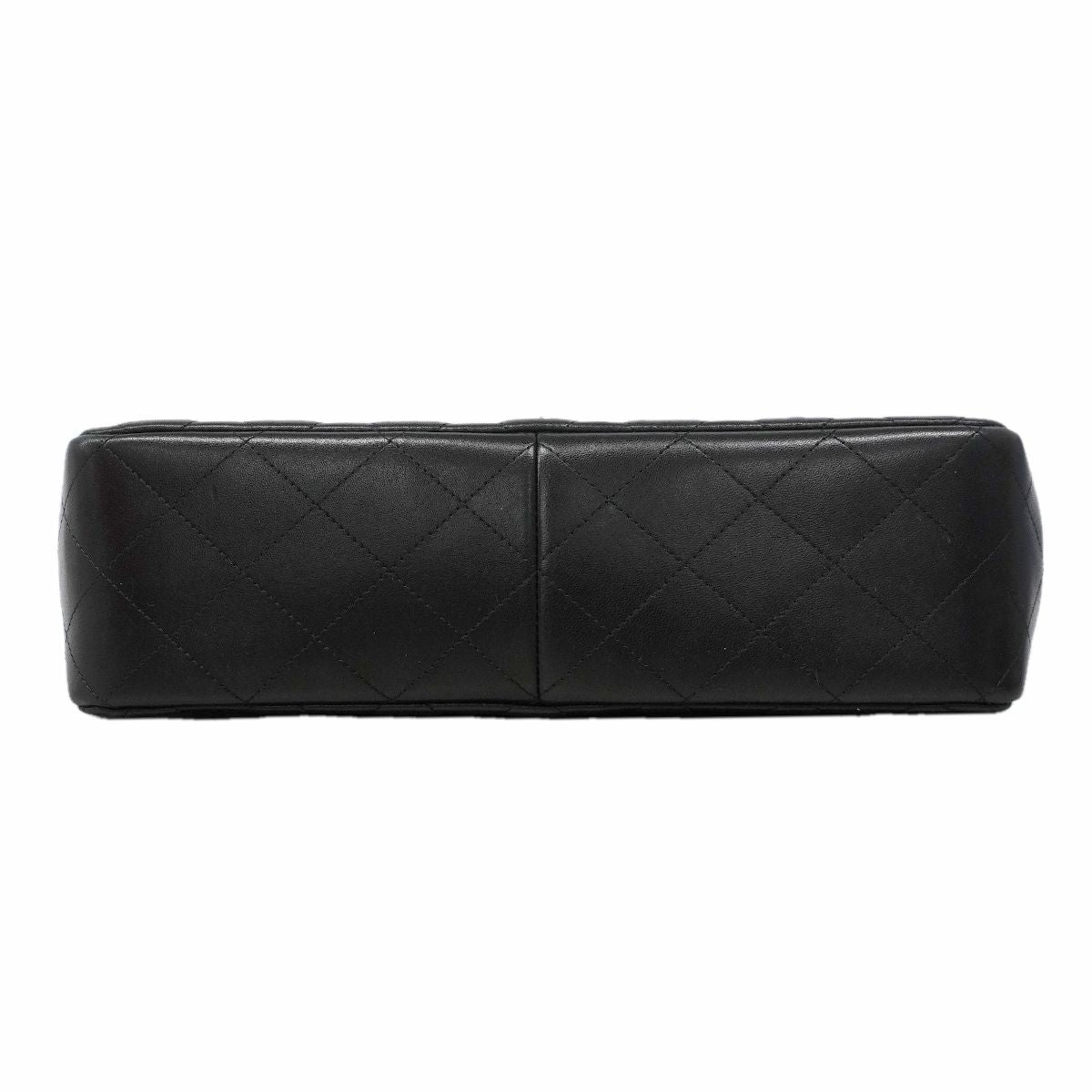 Chanel Shoulder Bag Deca Quilted Lambskin Black Silver — view 3