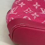 Louis Vuitton Handbag Monogram Denim Noefle MM Rose Indien 2-Way — view 8