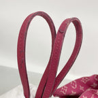 Louis Vuitton Handbag Monogram Denim Noefle MM Rose Indien 2-Way — view 6