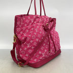 Louis Vuitton Handbag Monogram Denim Noefle MM Rose Indien 2-Way — view 2