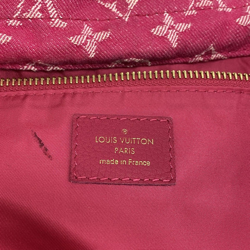 Louis Vuitton Handbag Monogram Denim Noefle MM Rose Indien 2-Way — view 5