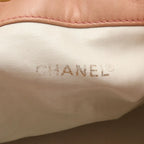 Chanel Shoulder Bag CC Logo Drawstring Light Pink Lambskin CC — view 4