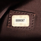 Chanel Tote CC Logo Denim Blue Brown CC Shoulder — view 5