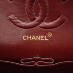 Chanel Shoulder Bag Quilted Lambskin Black Gold — view 5