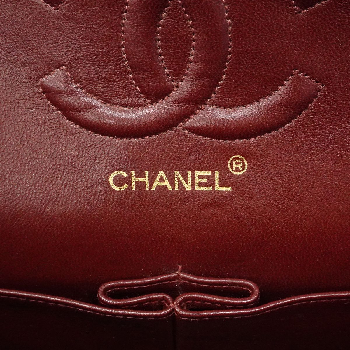 Chanel Shoulder Bag Quilted Lambskin Black Gold — view 5