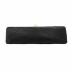 Chanel Shoulder Bag Quilted Lambskin Black Gold — view 3