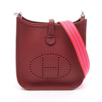Hermes Shoulder Bag Evelyne TPM Amazon Rouge Ache Leather TPM
