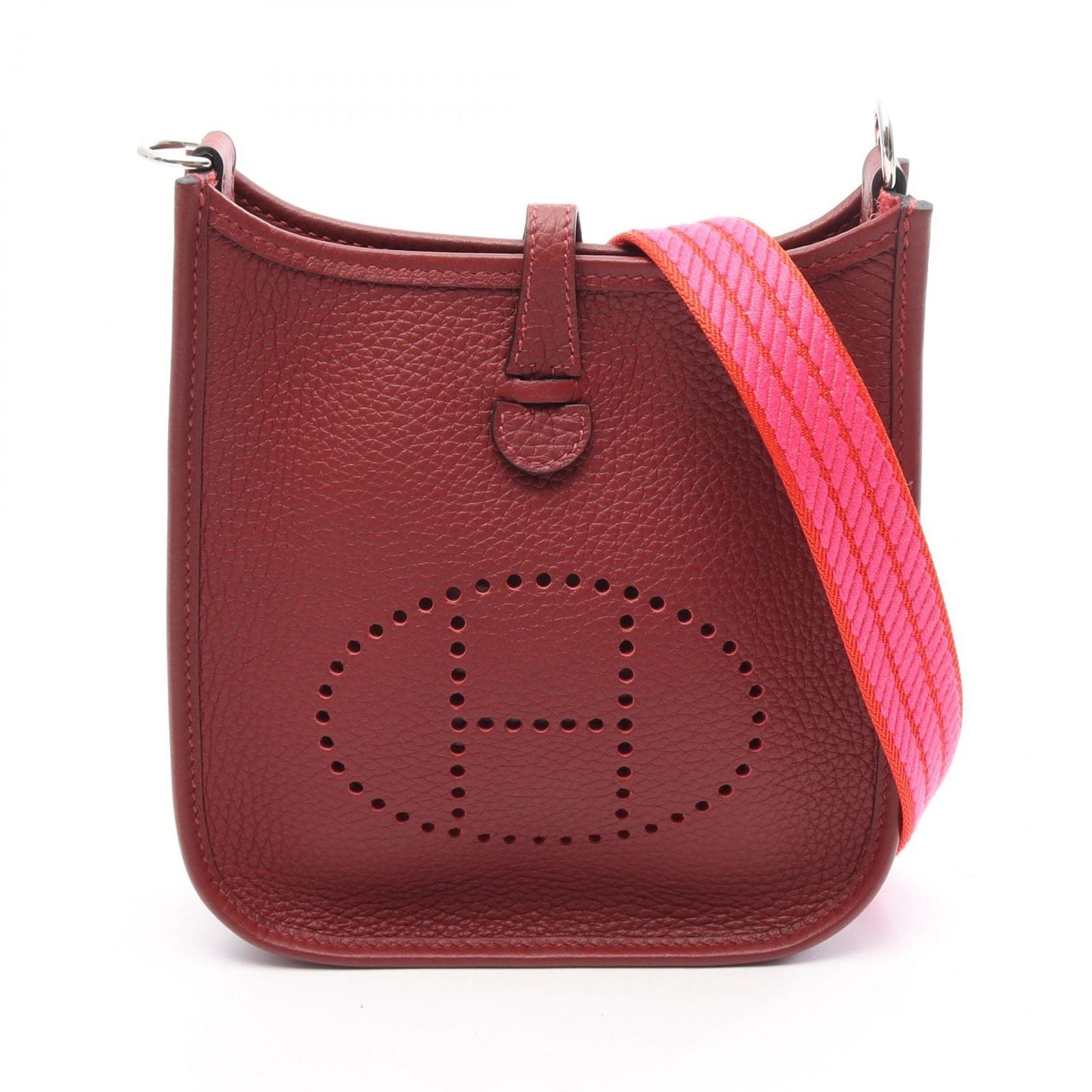 Hermes Shoulder Bag Evelyne TPM Amazon Rouge Ache Leather TPM