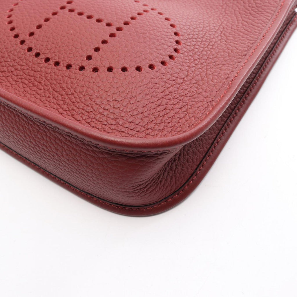 Hermes Shoulder Bag Evelyne TPM Amazon Rouge Ache Leather TPM — view 6