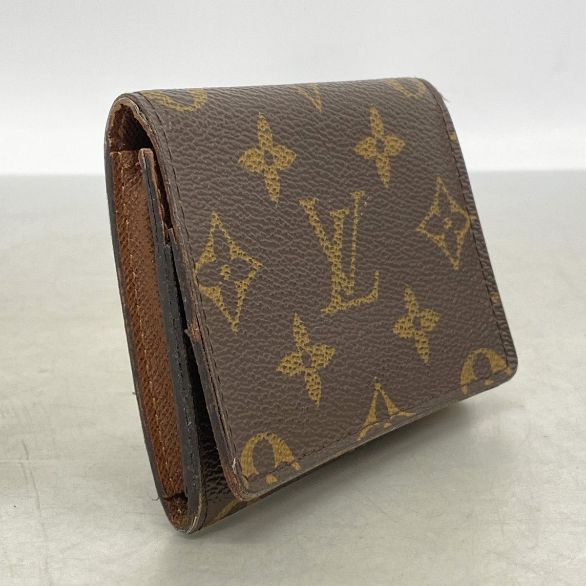 Louis Vuitton Card Case Monogram Envelope Business Holder Brown — view 2