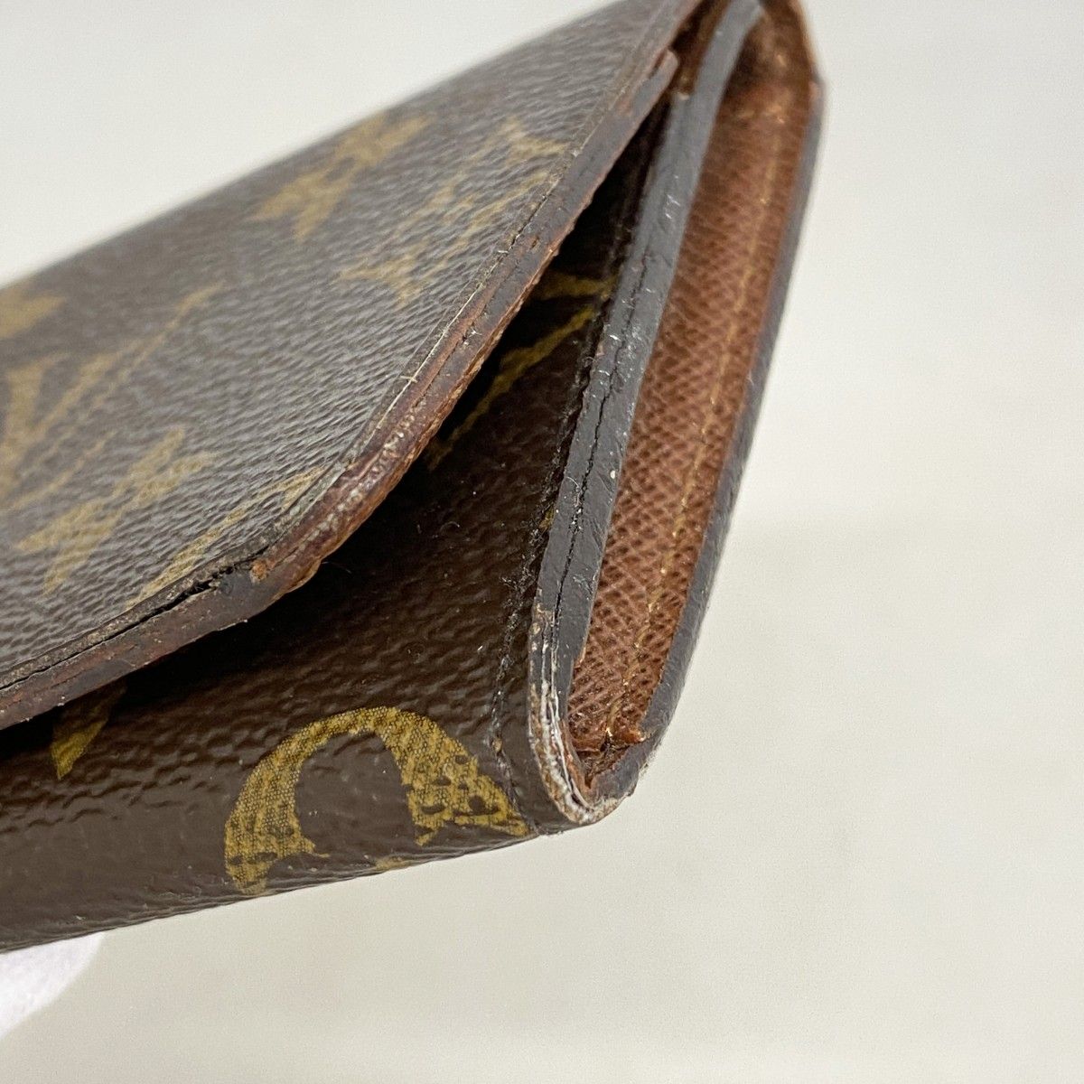 Louis Vuitton Card Case Monogram Envelope Business Holder Brown — view 5