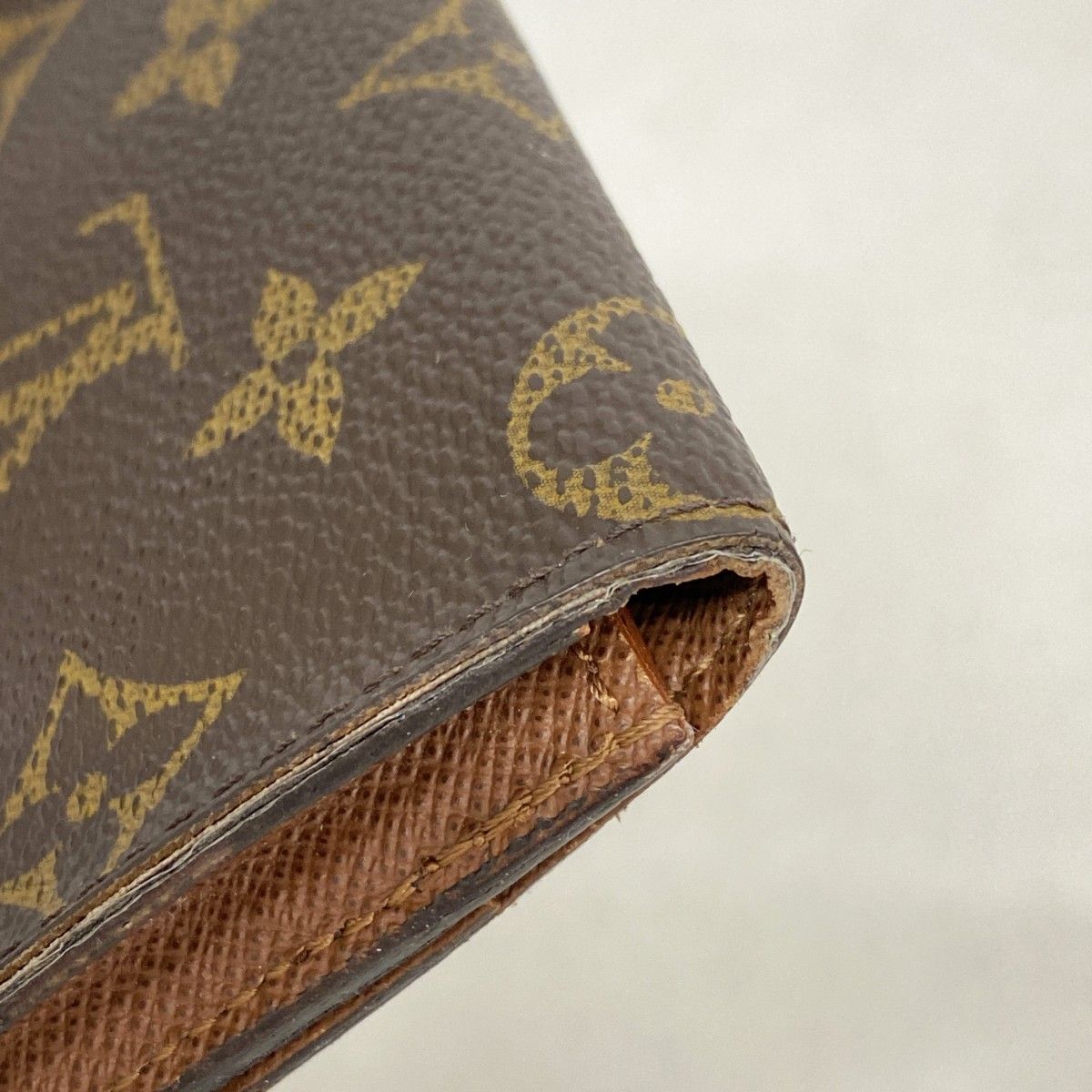 Louis Vuitton Card Case Monogram Envelope Business Holder Brown — view 6