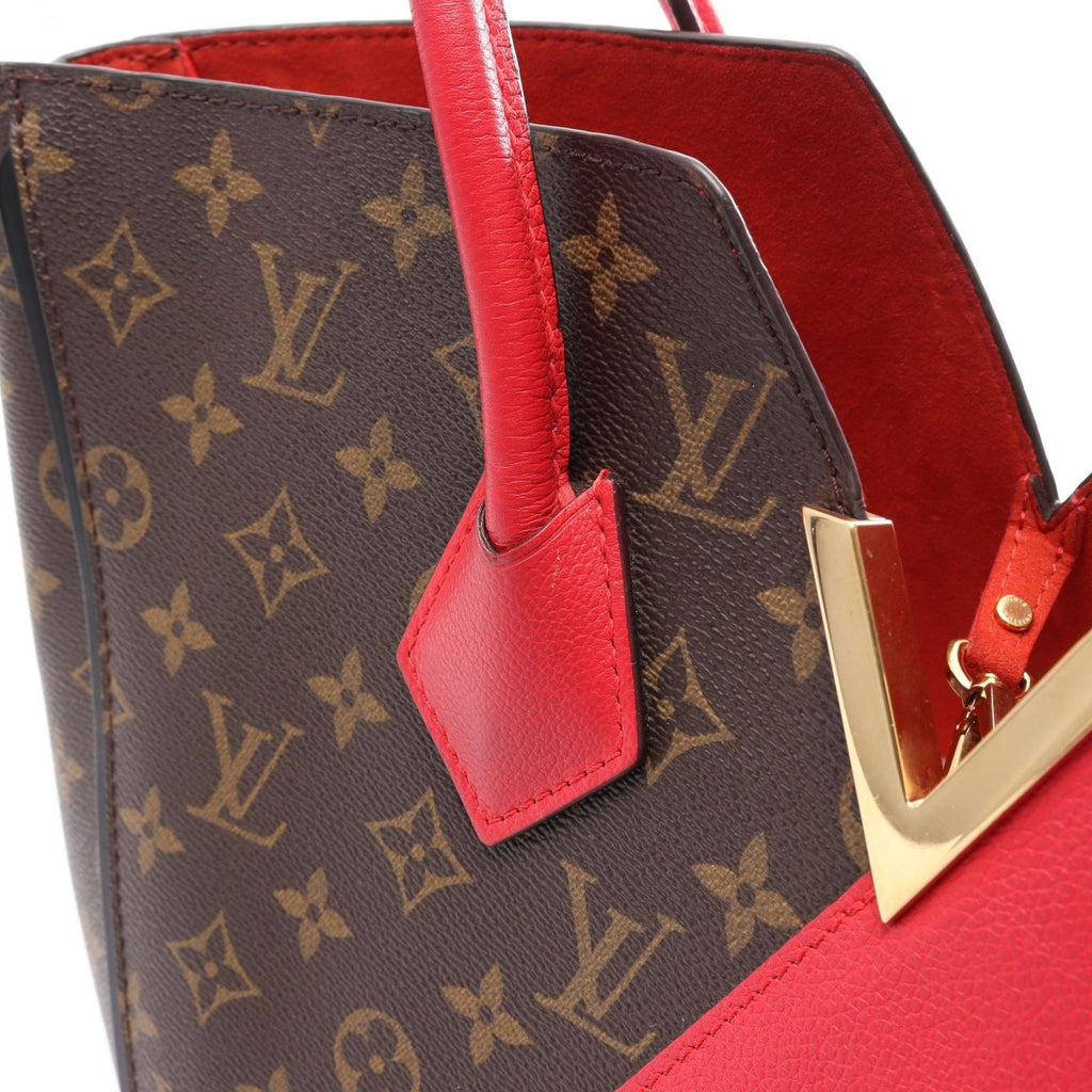 Louis Vuitton Tote Kimono MM Cerise Canvas Leather — view 8