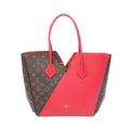 Louis Vuitton Tote Kimono MM Cerise Canvas Leather