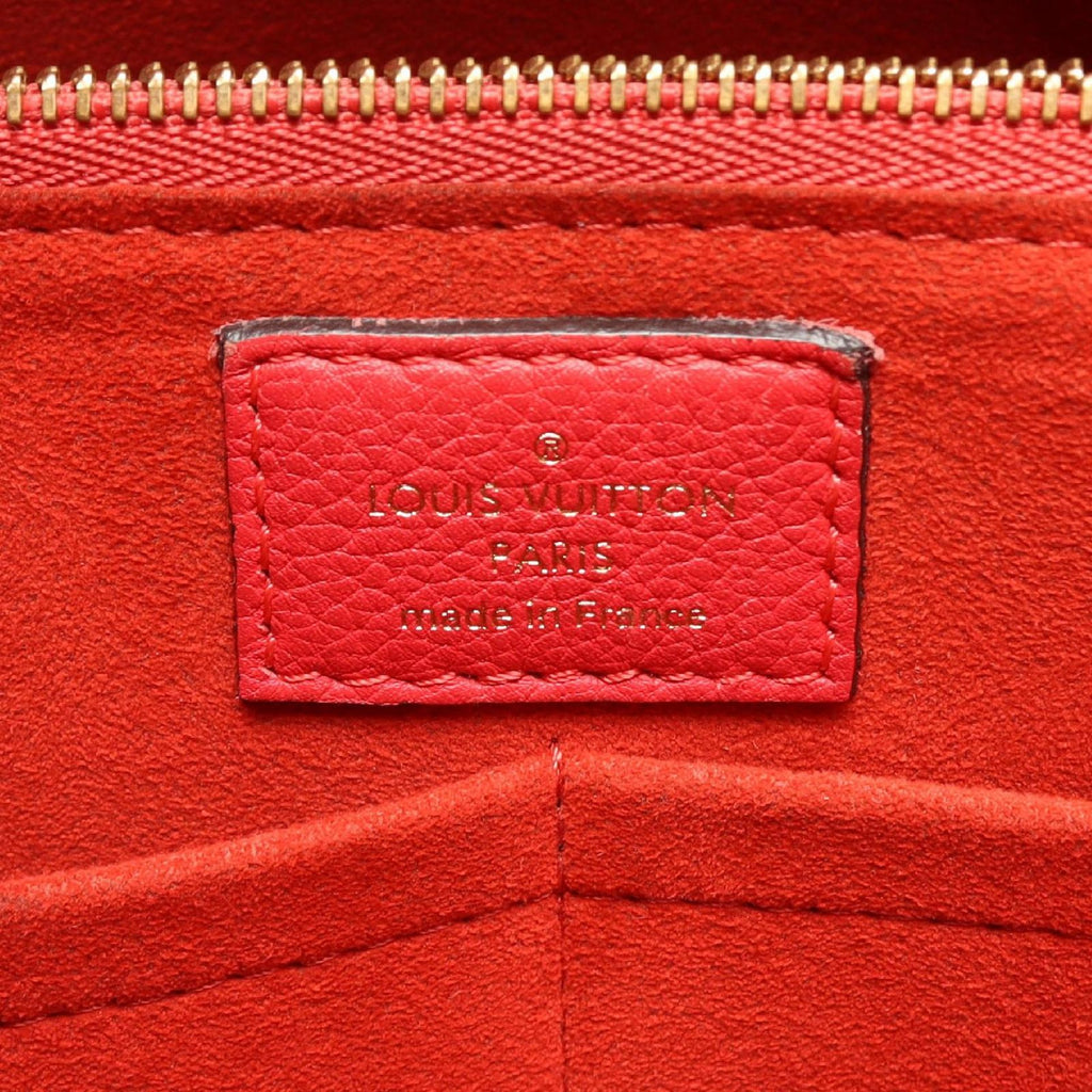 Louis Vuitton Tote Kimono MM Cerise Canvas Leather — view 4