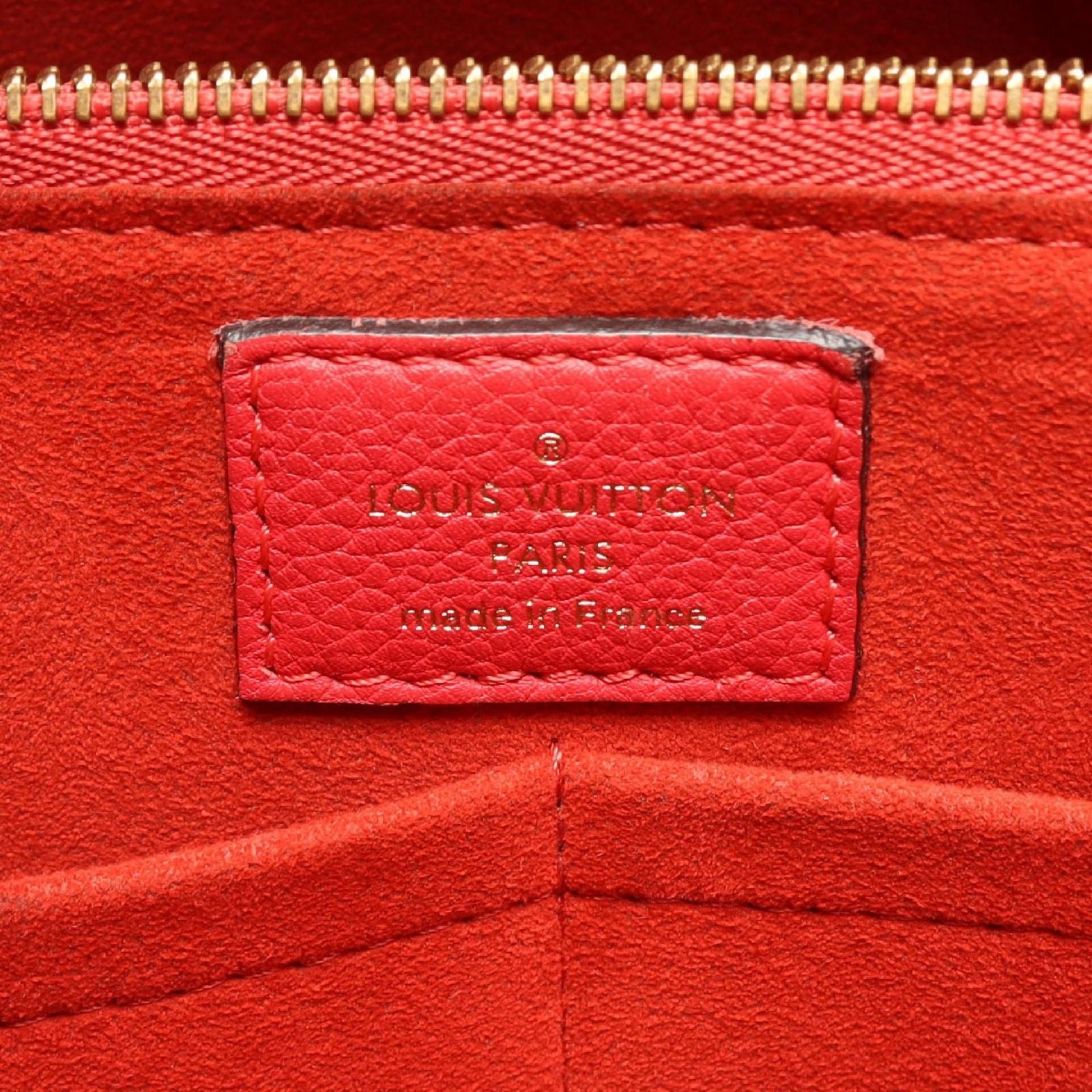 Louis Vuitton Tote Kimono MM Cerise Canvas Leather — view 4