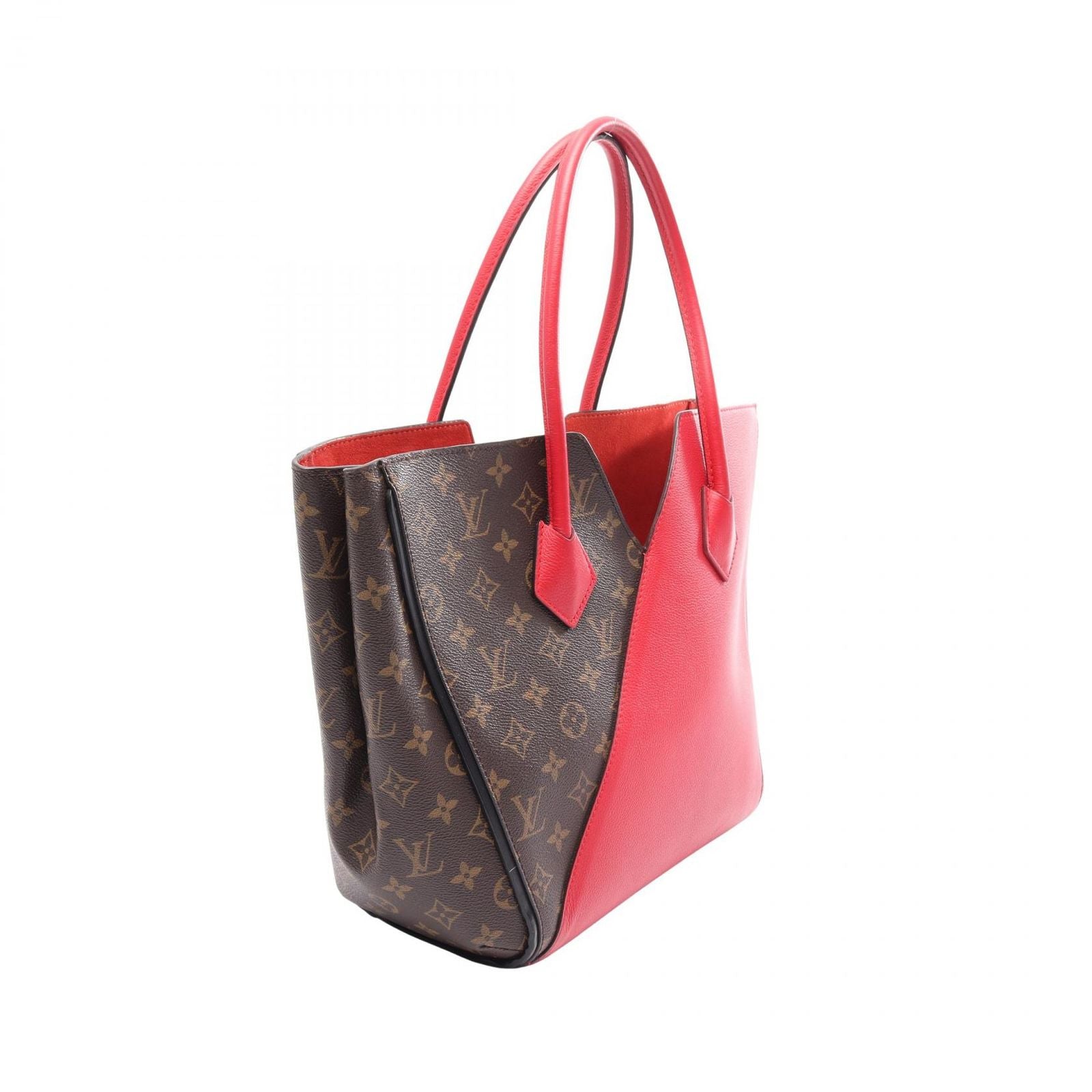 Louis Vuitton Tote Kimono MM Cerise Canvas Leather — view 2