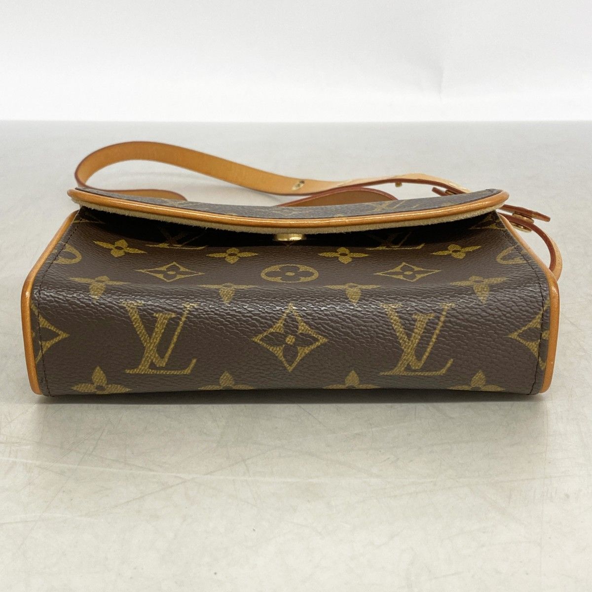 Louis Vuitton Waist Bag Monogram Pochette Florentine Brown — view 3