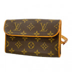 Louis Vuitton Waist Bag Monogram Pochette Florentine Brown