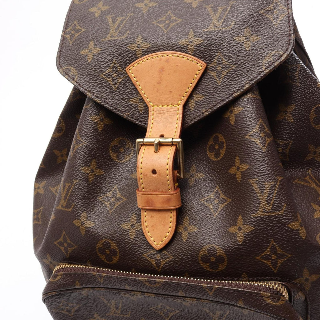 Louis Vuitton Backpack Montsouris GM Canvas Leather — view 9
